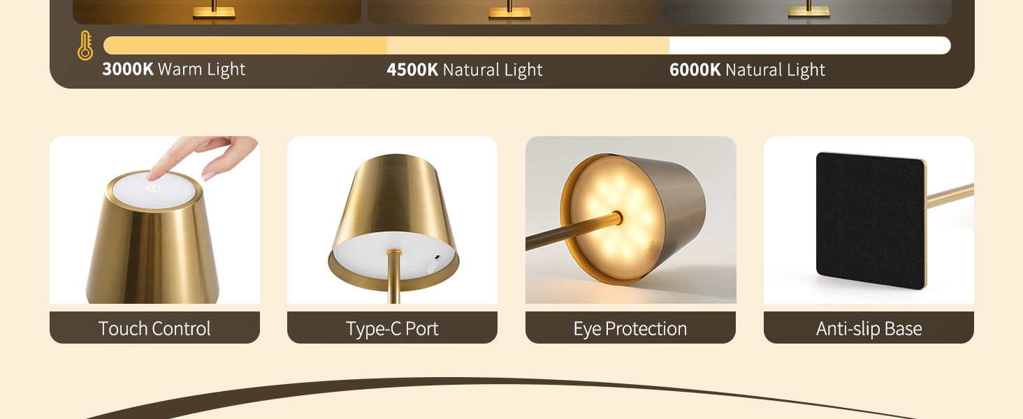 rechargeable table lamps