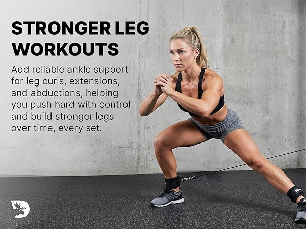 cable kick back ankle straps