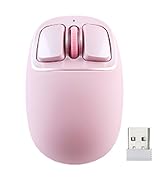 YUNZll C1 Silicone Wireless Mouse, Tri-Mode 2.4G/USB-C/Bluetooth Mouse, 4800 DPl Optical Tracking...