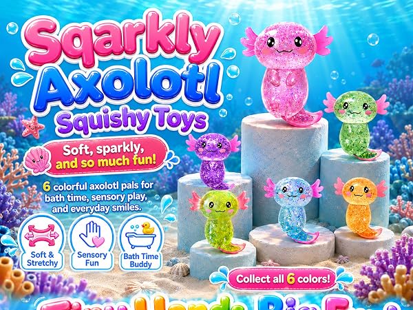 Axolotl Squishy Toy