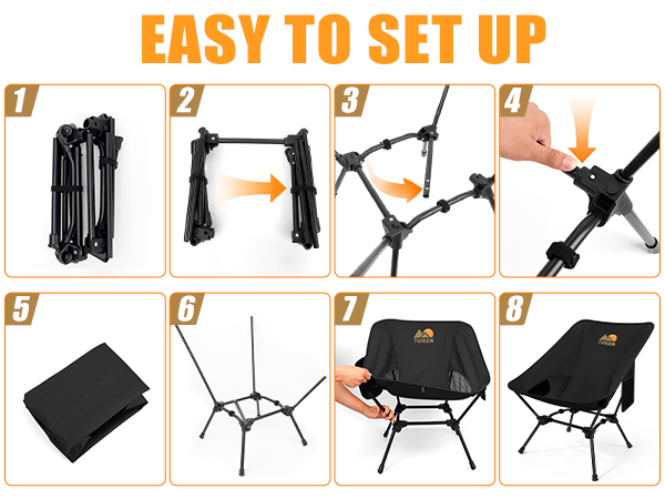 portable chairs for adults foldable