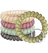 BIHRTC 5PCS Colorful Wrist Coil Wrist Keychain Flexible Spiral Plastic Sauna Keychain Wristlet Br...