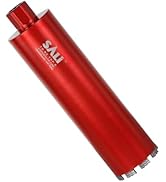 SALI Wet Diamond Core Drill Bits 4-1/4" (108mm) Diameter, 15" (380mm) Drilling Depth, Turbo Laser...