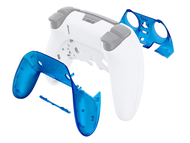 eXtremeRate Top Bottom Decorative Trim Shell For ps5 Edge Controller Replacement Shell Plates Cover