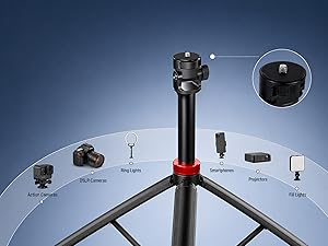 tripod camera photography light stand phone mount adjustable portable