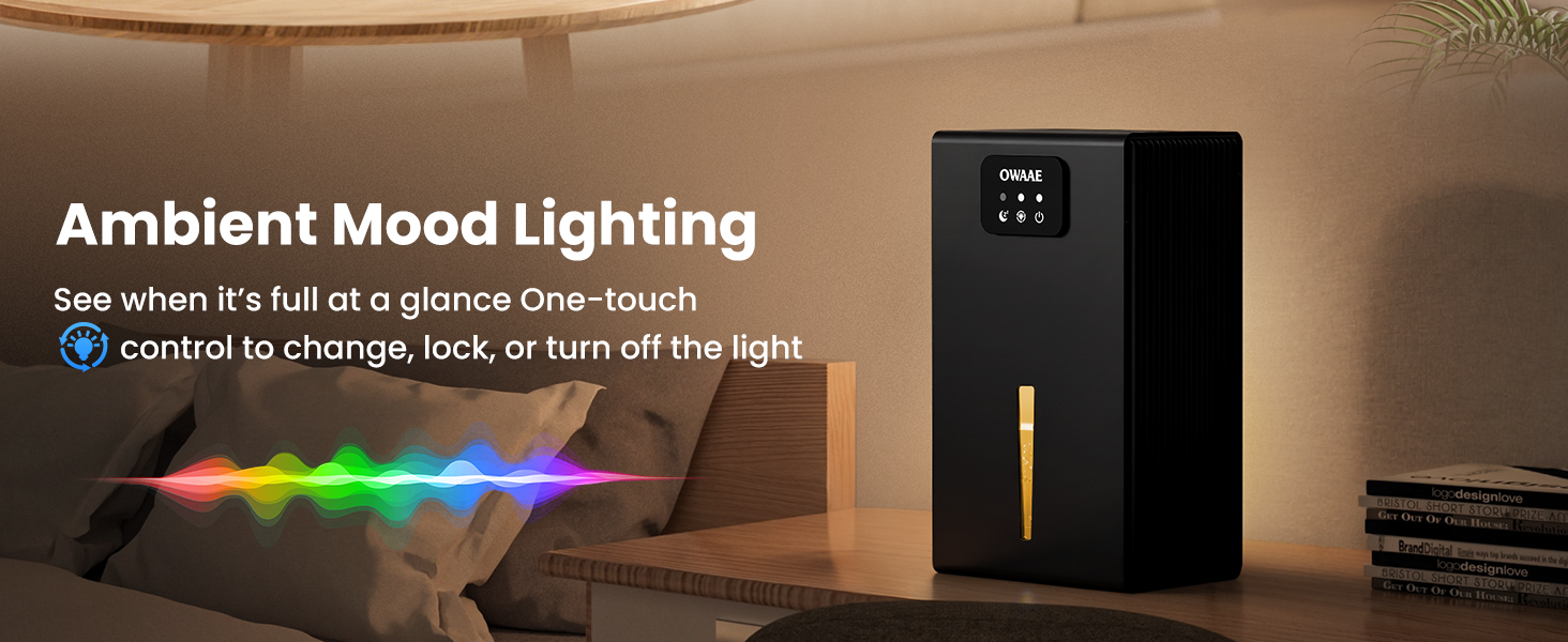 dehumidifier with 7-color light