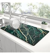 Rnivvi Dish Drying Mat for Kitchen Counter, 12 x 19