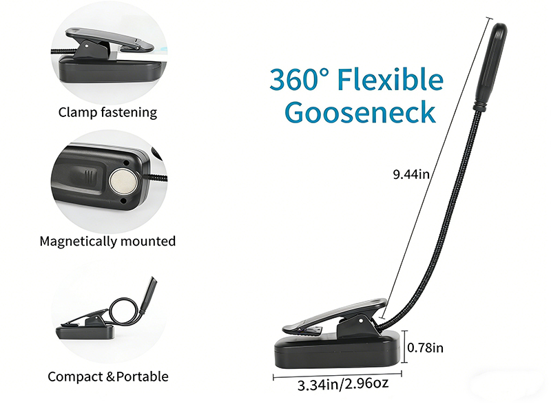 USB-C Rechargeable Book Light