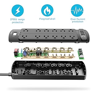 power strip with usb ports