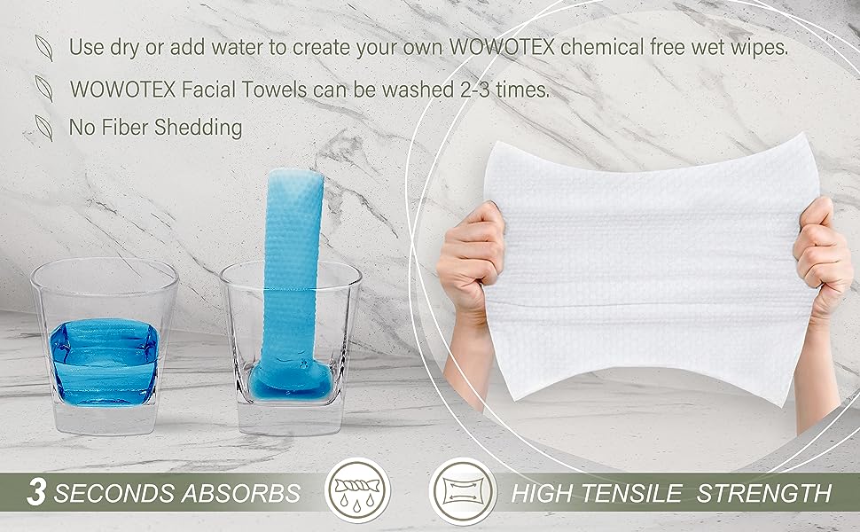 WOWOTEX Dry Wipes
