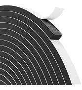 Bantie 1/2"×1/4" EVA Weather Stripping Foam Tape Strip with Adhesive Foam Weather Stripping Door ...
