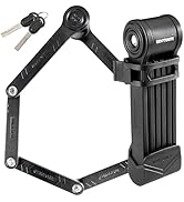 Kryptonite Keeper Folding Bike Lock, 2.75FT/3.25 FT Long Compact Lightweight High Security Anti-T...