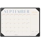 Jotsome Desk Calendar 2026-2027 with Protective Mat, Academic Desk Calendar | Desk Pad Calendar F...