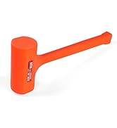 MAXPOWER Dead Blow Hammer, 5 LB dead Blow Mallet with Checkered Grip Handle, Spark and Rebound Re...