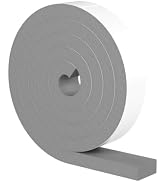 Bantie EVA Weather Stripping Foam Insulation Tape, Self-Adhesive Door Seal Strip for Door Frames,...
