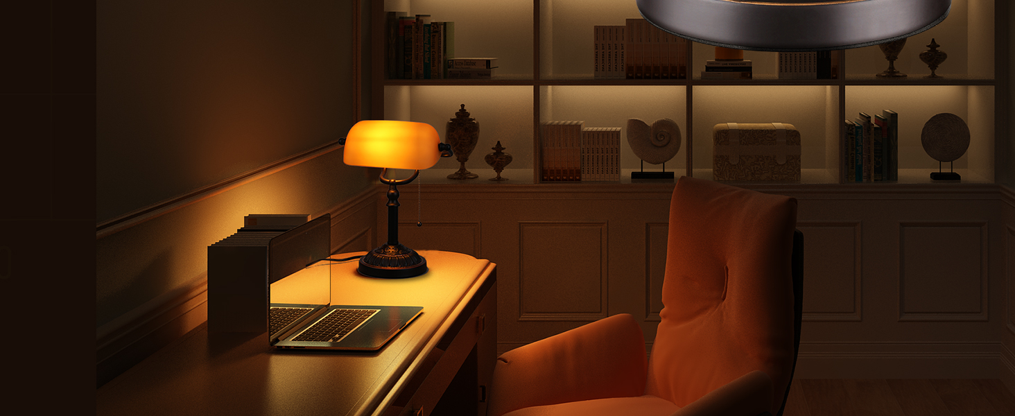 TORCHSTAR Bankers Desk Lamp