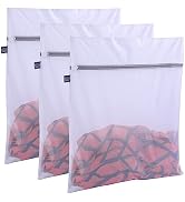Kimmama Mesh Laundry Bags,Laundry Bags Mesh Wash Bags,Lingerie Bags for Washing Delicates,Net Fab...
