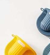 Cosamtec Silicone Oven Mitts Heat Resistant Mini Oven Gloves and Pot holders Set for Kitchen Non ...