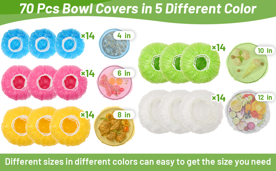 The different colors for the different sizes is so convenient, you know exactly which sixe you need