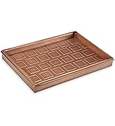 Good Directions Small Boot Tray, Squares Multi-Purpose All Weather Decorative Boot Tray, Shoes, P...