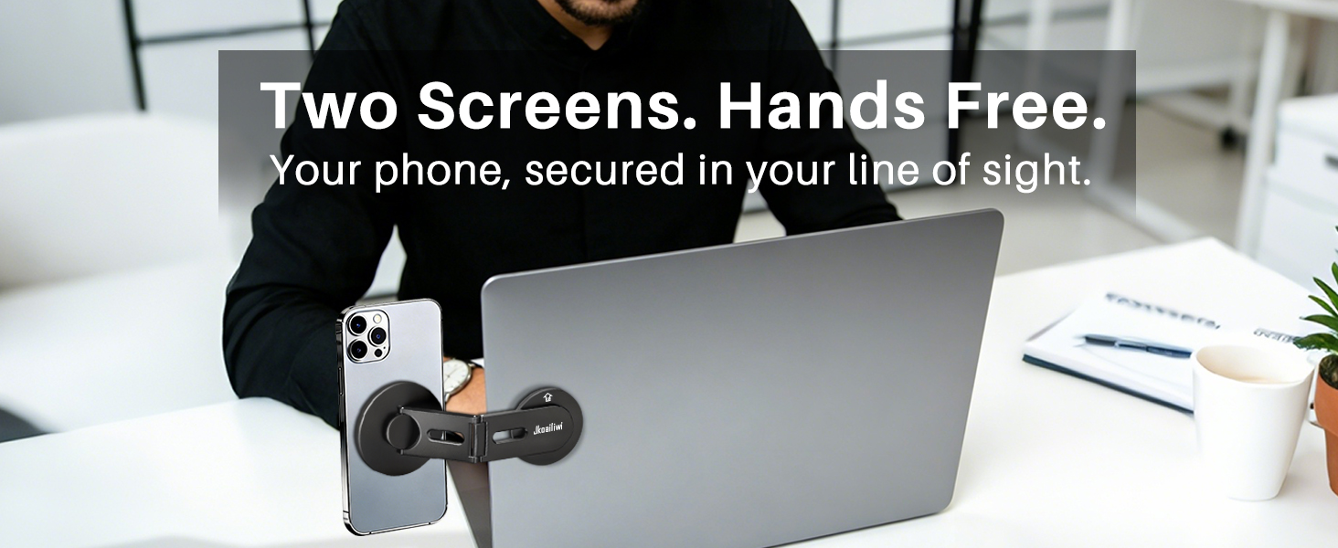 Magnetic Laptop Phone Mount
