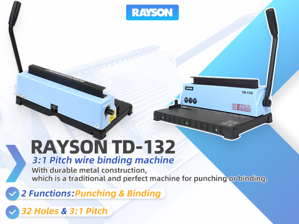 RAYSON-TD-132-wire-binding-machine