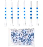 weyleity Bamboo Golf Tees 200 Pack 2-3/4 & 3-1/4 inch Length | 4 Line Marking Natrual Biodegradab...