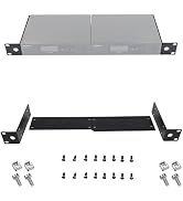 RK Rackmount Bracket Kit fit for Shure QLXD4 Dual (2) Receivers Wireless System Mount on 1U Stand...
