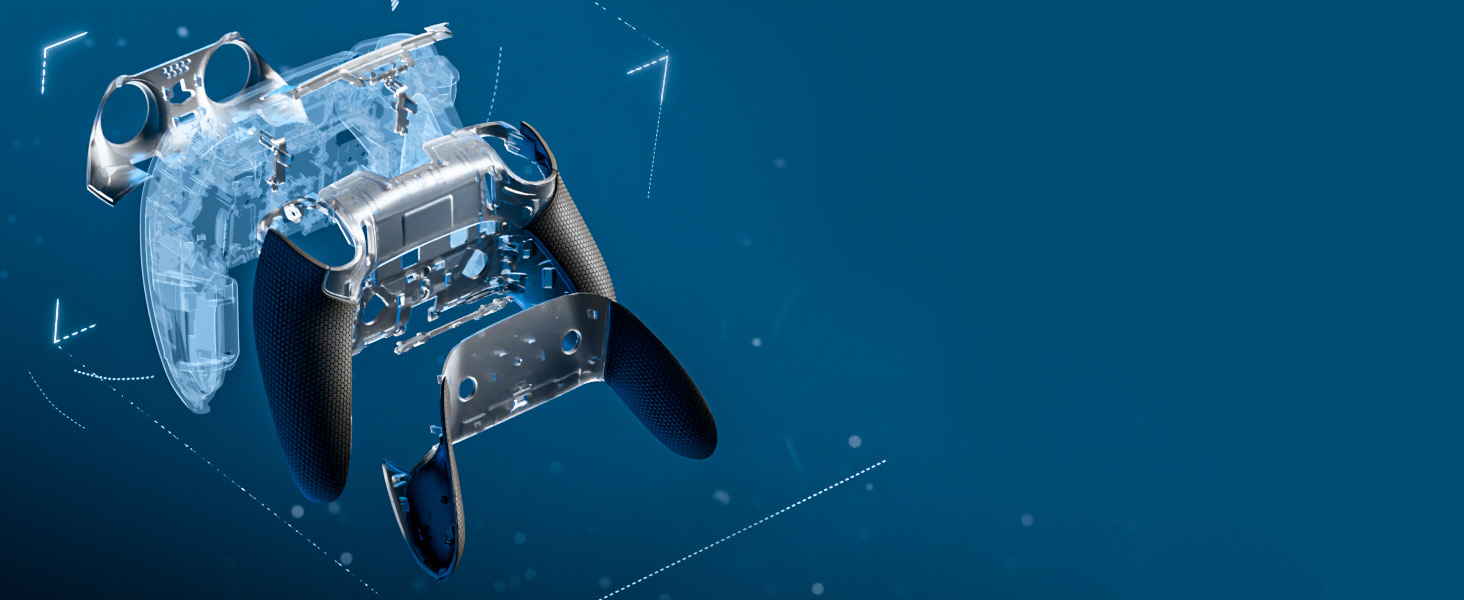 eXtremeRate Beyond-ARC Bottom Shell Kit Compatible with p s 5 Edge Controller