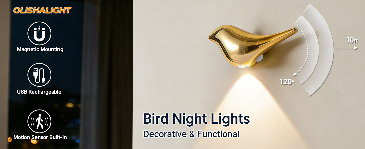 rechargeable motion sensor night light