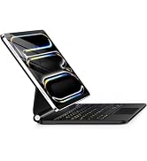 GGQFGTOJ for iPad Pro 13 Inch Case with Keyboard (M5/M4, 2025/2024),Magic-Style Magnetic – 7 Colo...