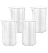 Gartful 700ml Extra Large Silicone Cups, 23OZ Reusable Resin Measuring Cups for Epoxy, Jewelry Ca...