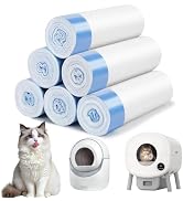 Cat Litter Box Liners Compatible with Fsitego & Fumoi, 120Pcs, 26 x 11.8in | Automatic Litter Box...