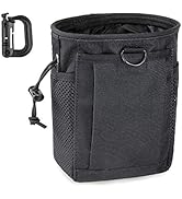 LIVANS Tactical Molle Dump Pouch, Magazine Recovery Pouch Drastring Ammo Bag Belt Utility Fanny A...