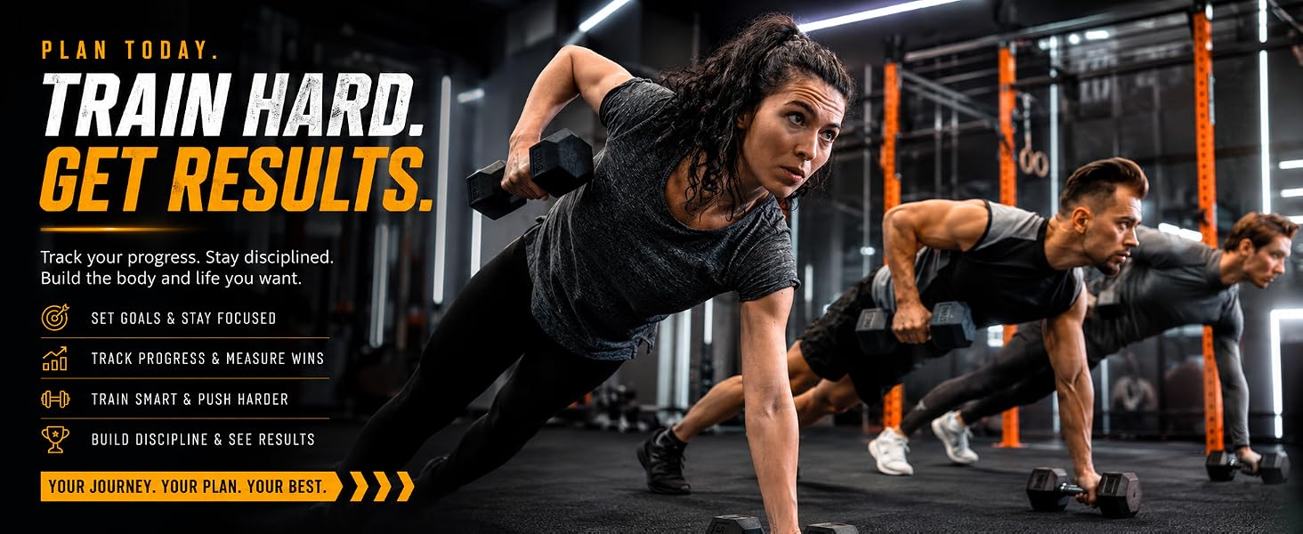 Fitness Planner for Gym & Home Use