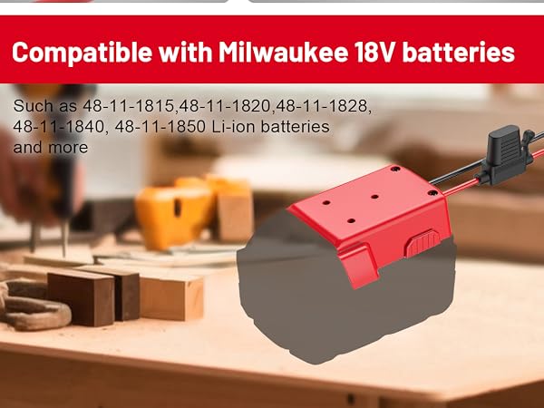 milwaukee power wheels adapter