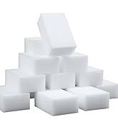 100 Pack Magic Sponge Eraser Extra Thick and Long Lasting Melamine Cleaning Sponges in Bulk - Mul...