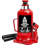 Jack Boss Bottle Jack 20 Ton (44,000 LBs) Hydraulic Car Jack, Fit for Auto Truck Repair and House...