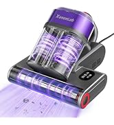 XenonLab Mattress Vacuum Cleaner, 18000Pa Bed Vacuum Cleaner, 275nm UV-C Light & Ultrasonic 140°F...