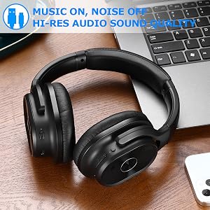 zihnic ANC 919 Black Bluetooth headphone 6