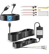 EWAY Type-C USB C Port Dash Cam Hardwire Kit, 3-Lead Acc Hard Wire Kit for Dash Camera 24H Parkin...