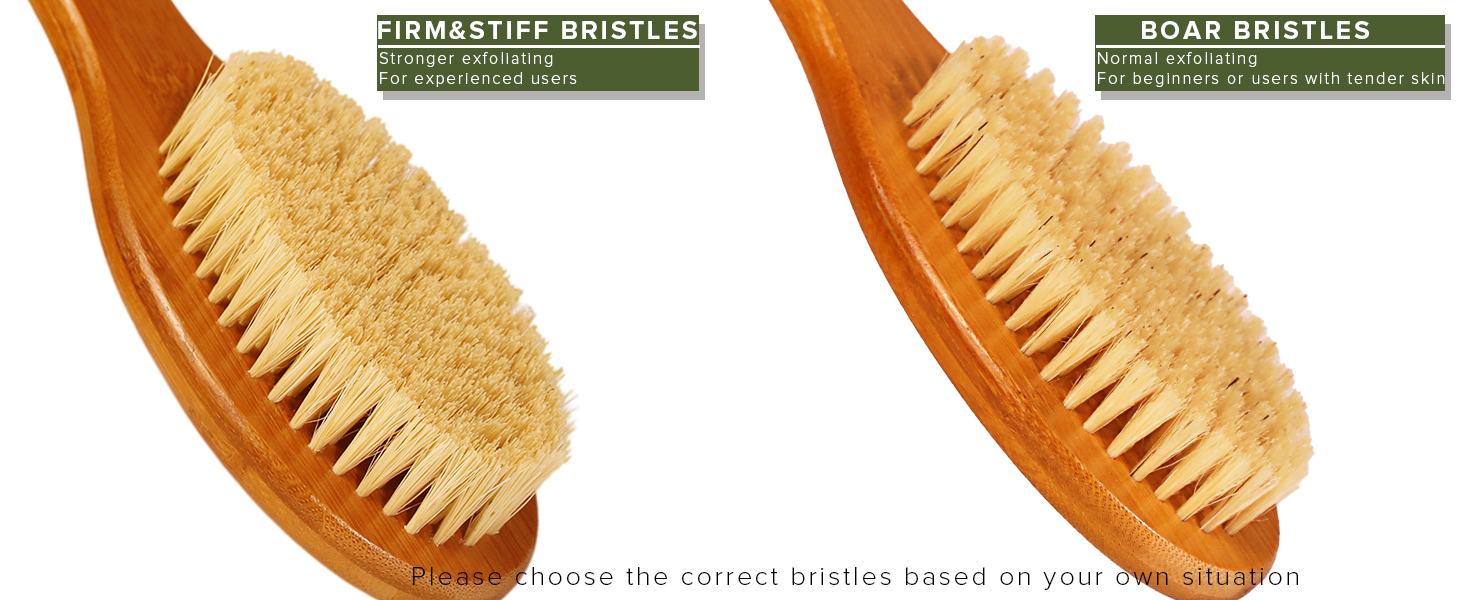 icandoit long handle bath brush with pumice stone