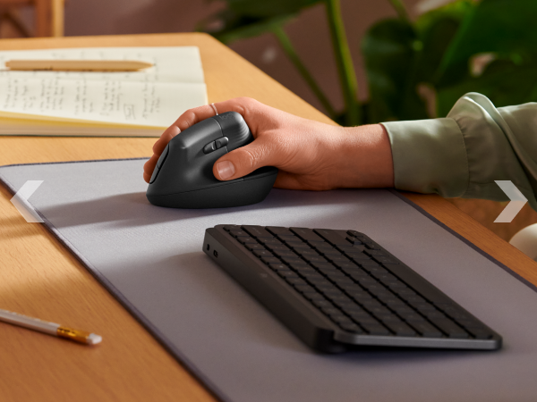 wave keys for business wireless ergonomic compact keyboard and lift vertical mouse