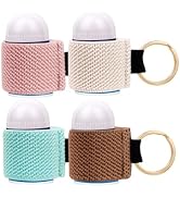 LUCKINEE Mini Chapstick Holder Keychain Bulk Lip Balm Holder Keychain Clip Cute Lip Gloss Holder ...