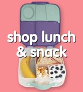 b.box Oversized Lunch Box for Kids: Bento Box with 4 Compartments (2 Leak Proof), Removable Divid...