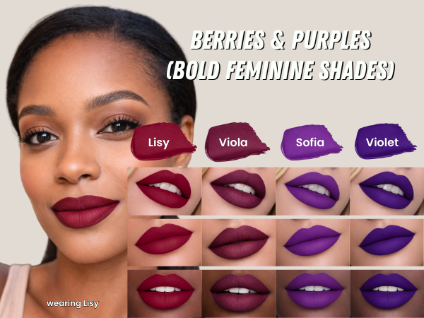 Berries & Purples - Bold feminine shades