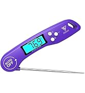DOQAUS Digital Meat Thermometer, Instant Read Food Thermometer for Cooking, Kitchen Probe with Ba...