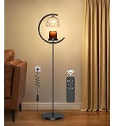 seenlast Candle Warmer Floor Lamp with Timer and Dimmer | Standing Electric Wax Melt Warmer for H...