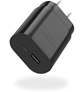 Type C Charger,25W Super Fast Charger Dual Port USB C Wall Charger, Quick Charging Block Compatib...