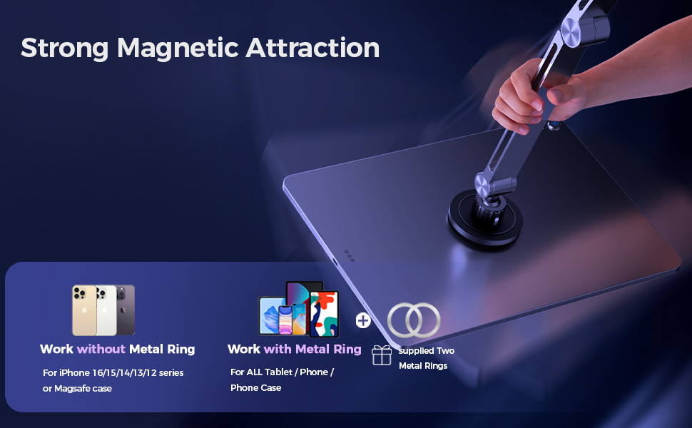 Magnetic Tablet Holder For Desk